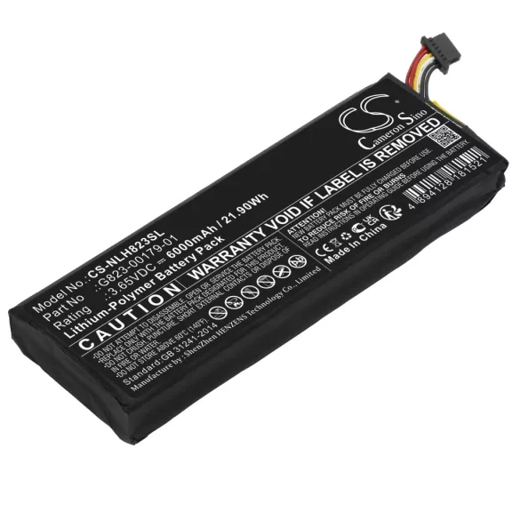 Utángyártott Nest biztonsági kamera Li-Polymer akkumulátor 3.65V 6000mAh G823-00179-01, GS25 - CameronSino