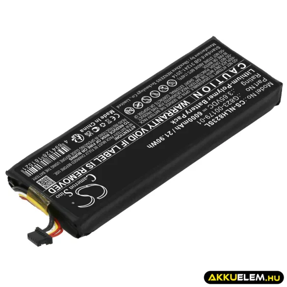 Utángyártott Nest biztonsági kamera Li-Polymer akkumulátor 3.65V 6000mAh G823-00179-01, GS25 - CameronSino