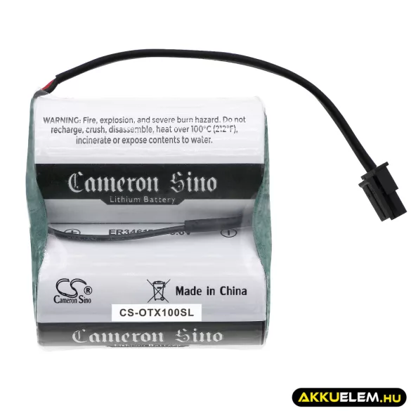 Utángyártott OleumTech egyéb Li-SOCl2 elem 3.6V 28000mAh SX1000-BP3 - CameronSino