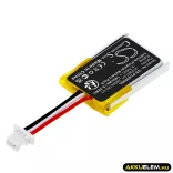 Utángyártott Plantronics Vezeték nélküli fejhallgató Li-Polymer akkumulátor 3.7V 140mAh 212367-01, 212367-01 (3 pin) - CameronSino