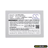 Utángyártott Pliant Vezeték nélküli fejhallgató Li-ion akkumulátor 3.7V 1900mAh BM-X10BT, BT-01 - CameronSino