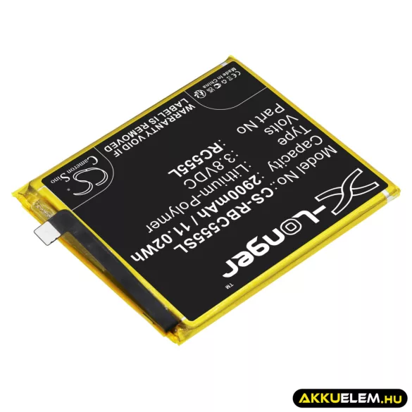 Utángyártott Orbic mobil Li-Polymer akkumulátor 3.8V 2900mAh RC555L - CameronSino