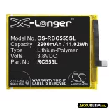 Utángyártott Orbic mobil Li-Polymer akkumulátor 3.8V 2900mAh RC555L - CameronSino