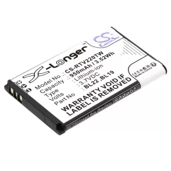   Utángyártott Retevis adó-vevő rádió Li-ion akkumulátor 3.7V 950mAh BL22, BL19 - CameronSino