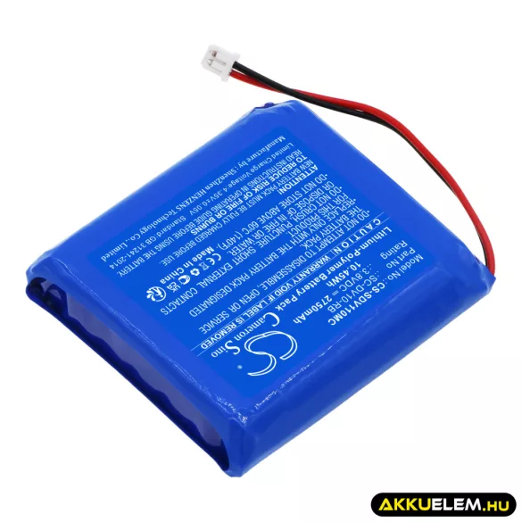 Utángyártott Pyle Testkamera Li-Polymer akkumulátor 3.8V 2750mAh - CameronSino