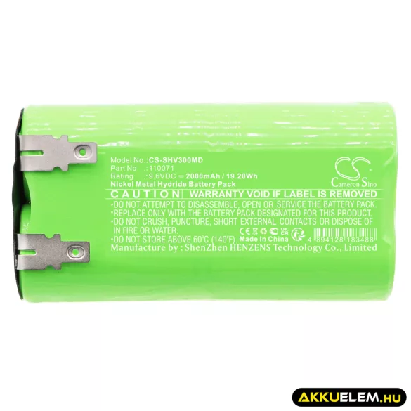 Utángyártott Schiller Orvosi Ni-MH akkumulátor 9.6V 2000mAh 110071 - CameronSino