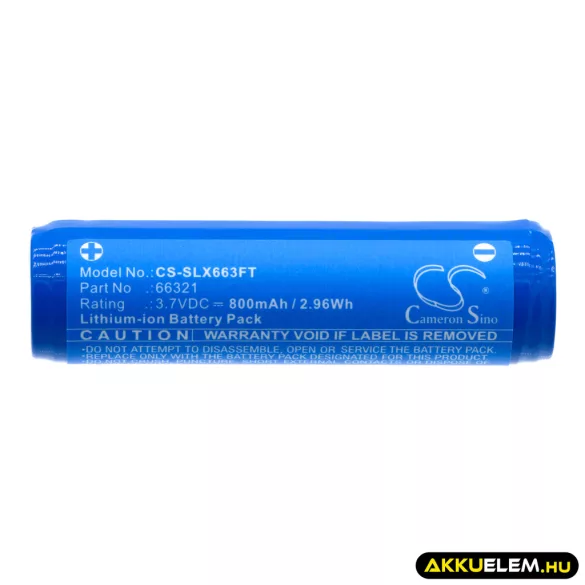 Utángyártott Streamlight Zseblámpa Li-ion akkumulátor 3.7V 800mAh 66321 - CameronSino