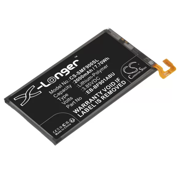 Utángyártott Samsung mobil Li-Polymer akkumulátor 3.85V 2000mAh EB-BF901ABU, GH82-20135A - CameronSino