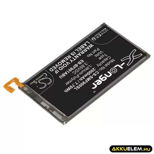Utángyártott Samsung mobil Li-Polymer akkumulátor 3.85V 2000mAh EB-BF901ABU, GH82-20135A - CameronSino
