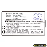 Utángyártott Simolio Vezeték nélküli fejhallgató Li-Polymer akkumulátor 3.7V 300mAh SM-001BAT - CameronSino