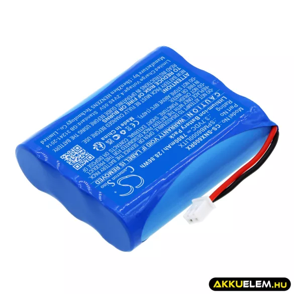 Utángyártott Spektrum Távirányító akkumulátor 3.7V SPMB6000LITX - CameronSino