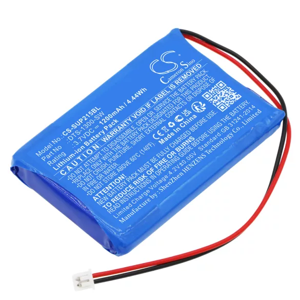 Utángyártott SumUp Fizetési terminál Li-ion akkumulátor 3.7V 1200mAh DTS-1300-SW - CameronSino