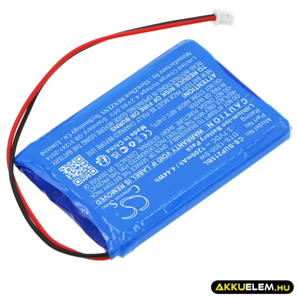 Utángyártott SumUp Fizetési terminál Li-ion akkumulátor 3.7V 1200mAh DTS-1300-SW - CameronSino