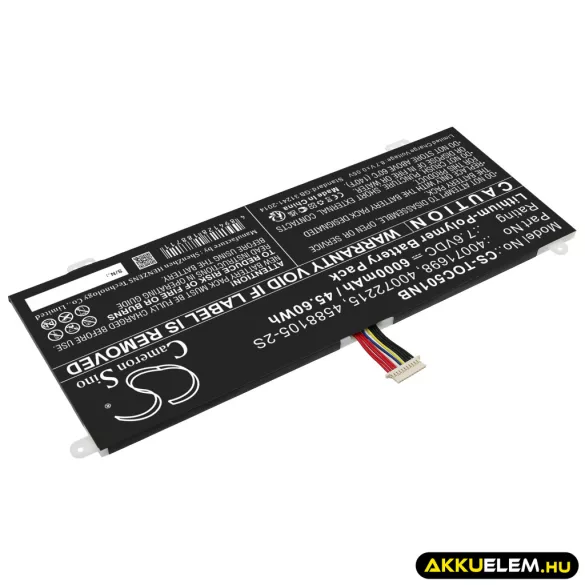 Utángyártott Medion laptop Li-Polymer akkumulátor 7.6V 6000mAh 4588105-2S, 40071698 - CameronSino