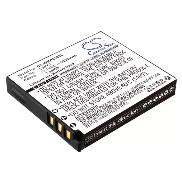 Utángyártott Wisycom adó-vevő Li-ion akkumulátor 3.7V 1050mAh LBP61 - CameronSino