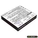Utángyártott Wisycom adó-vevő Li-ion akkumulátor 3.7V 1050mAh LBP61 - CameronSino