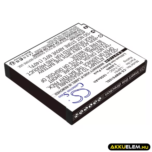 Utángyártott Wisycom adó-vevő Li-ion akkumulátor 3.7V 1050mAh LBP61 - CameronSino