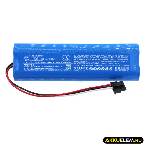 Utángyártott Viomi porszívó Li-ion akkumulátor 14.4V 4500mAh 5465V202 - CameronSino