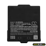 Utángyártott Zebra Vonalkód szkenner Li-ion akkumulátor 3.85V 2400mAh BT-000446A, BT-000446A-18 - CameronSino