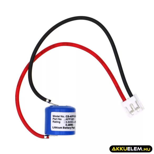 Utángyártott Panasonic PLC Lithium akkumulátor 3V 160mAh AFP1801, CR-1/3N - CameronSino