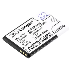   Utángyártott Doro mobil Li-ion akkumulátor 3.7V 900mAh DBAB-800A - CameronSino