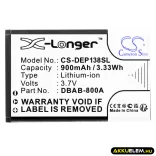 Utángyártott Doro mobil Li-ion akkumulátor 3.7V 900mAh DBAB-800A - CameronSino