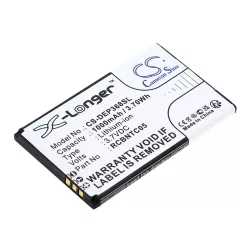   Utángyártott Doro mobil Li-ion akkumulátor 3.7V 1000mAh RCBNTC05 - CameronSino