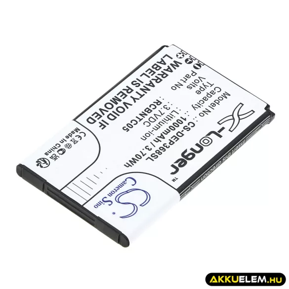 Utángyártott Doro mobil Li-ion akkumulátor 3.7V 1000mAh RCBNTC05 - CameronSino