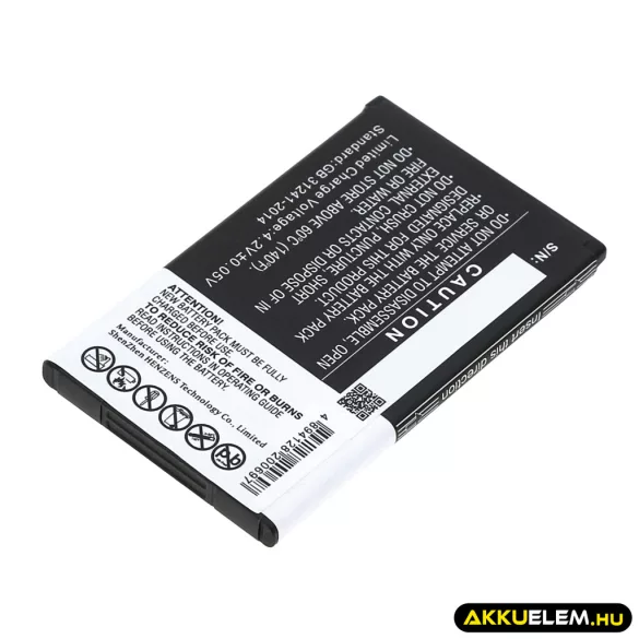 Utángyártott Doro mobil Li-ion akkumulátor 3.7V 1000mAh RCBNTC05 - CameronSino