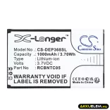 Utángyártott Doro mobil Li-ion akkumulátor 3.7V 1000mAh RCBNTC05 - CameronSino