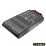 Utángyártott Dyson porszívó Li-ion akkumulátor 25.2V 2500mAh SV30, 394167-1 - CameronSino