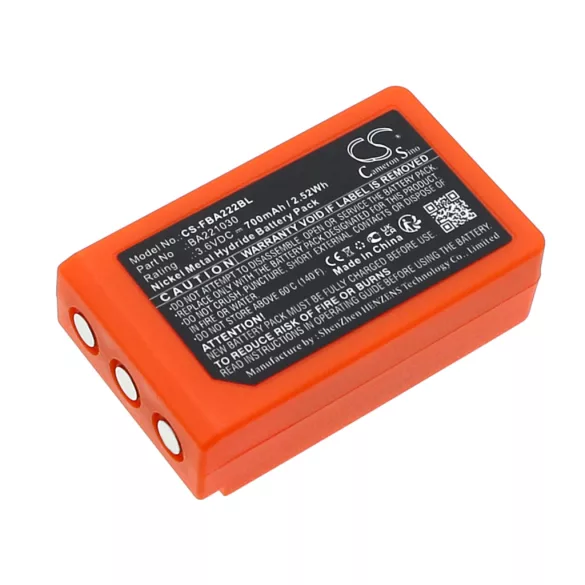 Utángyártott HBC Daru távirányító Ni-MH akkumulátor 3.6V 700mAh BA221030 - CameronSino