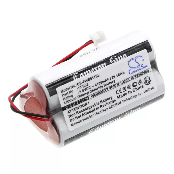 Utángyártott Fluidwell PLC Li-SOCl2 elem 3.6V 8100mAh SPB02 - CameronSino