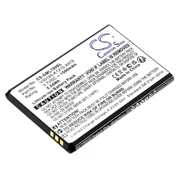 Utángyártott Gigaset mobil Li-ion akkumulátor 3.7V 1500mAh V30145-K1310-X479 - CameronSino