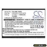 Utángyártott Gigaset mobil Li-ion akkumulátor 3.7V 1500mAh V30145-K1310-X479 - CameronSino