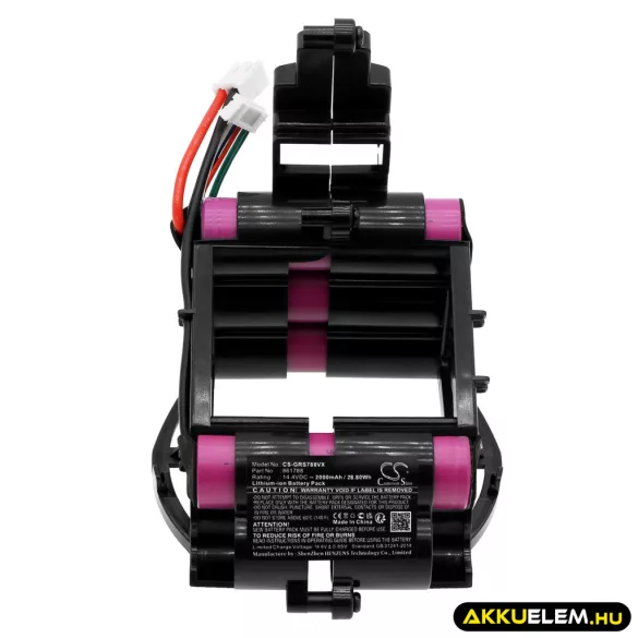 Utángyártott Gorenje porszívó Li-ion akkumulátor 14.4V 2000mAh 861788 - CameronSino