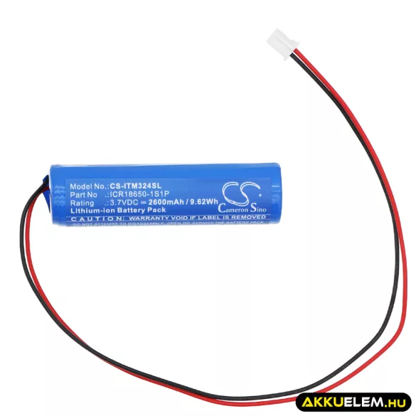 Utángyártott Internorm okosotthon készülék Li-ion akkumulátor 3.7V 2600mAh ICR18650-1S1P - CameronSino