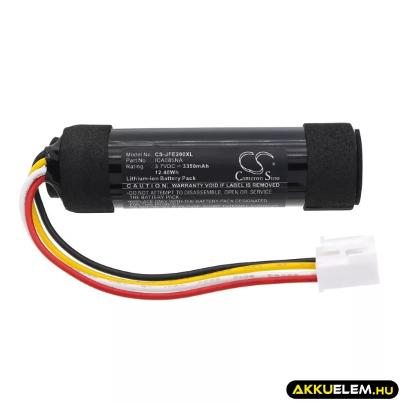 Utángyártott JBL hangszóró Li-ion akkumulátor 3.7V 3350mAh ICA085NA - CameronSino