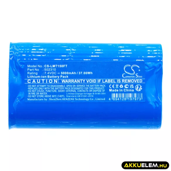 Utángyártott Ledlenser Zseblámpa Li-ion akkumulátor 7.4V 5000mAh 502310 - CameronSino