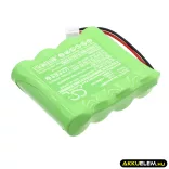 Utángyártott LUPUS Riasztó rendszer Ni-MH akkumulátor 4.8V 2000mAh 12190 - CameronSino