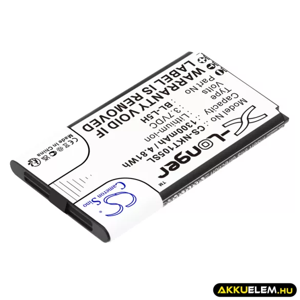 Utángyártott Nokia mobil Li-ion akkumulátor 3.7V 1300mAh BL-L5H - CameronSino
