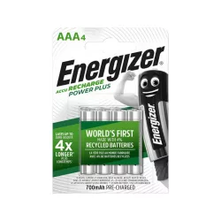   Energizer AAA 700mAh NiMH akku Power Plus 4db/csomag (ár/csomag)