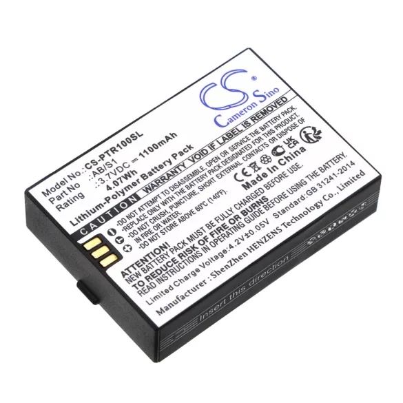 Utángyártott PROTEAR Vezeték nélküli fejhallgató Li-Polymer akkumulátor 3.7V 1100mAh AB/S1 (Black Version) - CameronSino