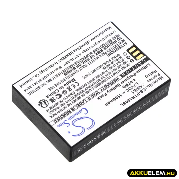 Utángyártott PROTEAR Vezeték nélküli fejhallgató Li-Polymer akkumulátor 3.7V 1100mAh AB/S1 (Black Version) - CameronSino
