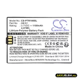 Utángyártott PROTEAR Vezeték nélküli fejhallgató Li-Polymer akkumulátor 3.7V 1100mAh AB/S1 (Black Version) - CameronSino