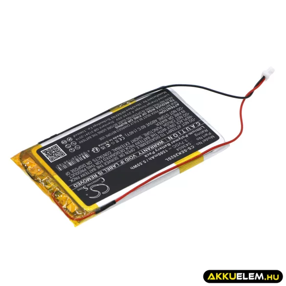 Utángyártott Sennheiser adó-vevő Li-Polymer akkumulátor 3.7V 1500mAh 543604, 19082102-1 - CameronSino