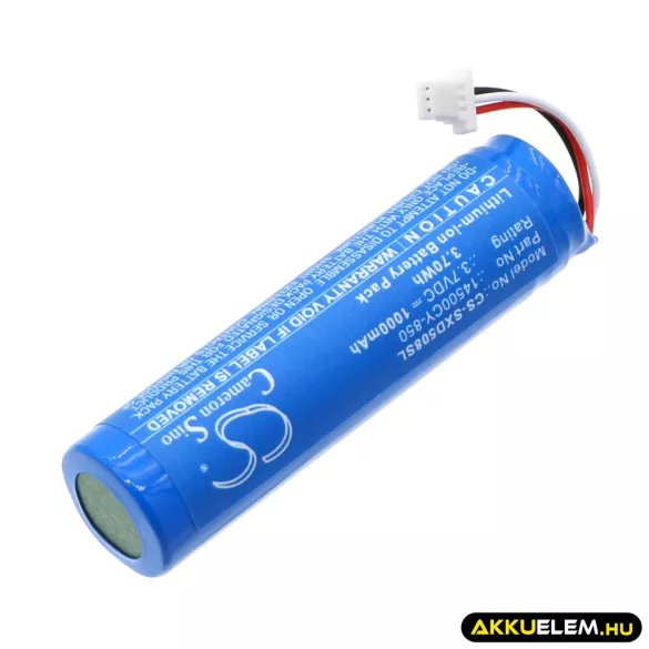 Utángyártott Sennheiser Mikrofon Li-ion akkumulátor 3.7V 1000mAh 14500CY-850 - CameronSino