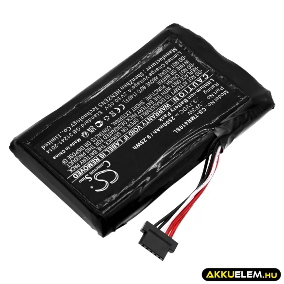 Utángyártott TomTom GPS Li-ion akkumulátor 3.7V 2500mAh VF3W, LHA11133000 - CameronSino