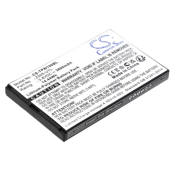 Utángyártott Topwise Fizetési terminál Li-Polymer akkumulátor 3.8V 3800mAh Z505-UTL - CameronSino