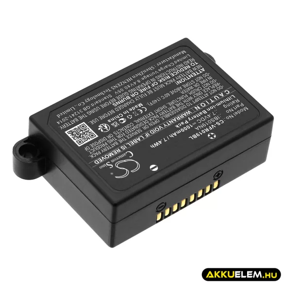 Utángyártott VeriFone Fizetési terminál Li-ion akkumulátor 7.4V 1000mAh IBS019NA - CameronSino